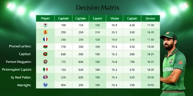 BDGWin Login captain decision matrix